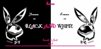 soiree black and white